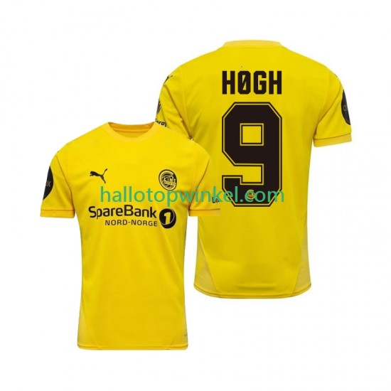 FK Bodø/Glimt Voetbalshirt Kasper Hogh 9 Heren Thuis Tenue 2025 Korte Mouw