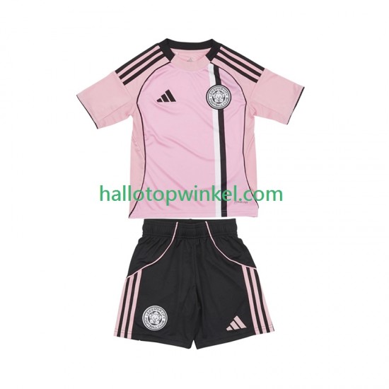 Leicester City Voetbalshirt Kleuters/Kids Derde Tenue 2025-2026 Korte Mouw