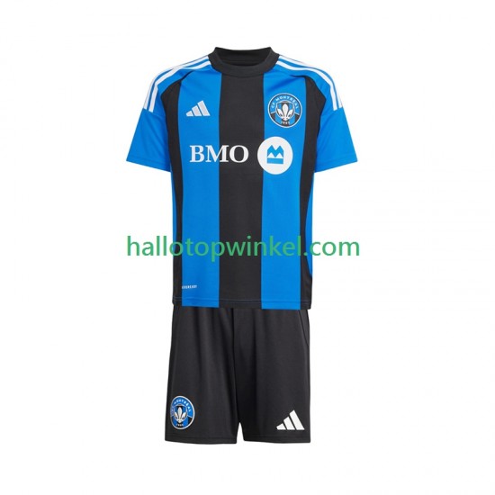 CF Montréal Voetbalshirt Kleuters/Kids Thuis Tenue 2025 Korte Mouw