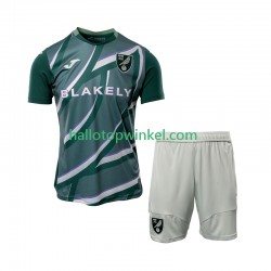Norwich City Voetbalshirt Kleuters/Kids Uit Tenue 2025-2026 Korte Mouw