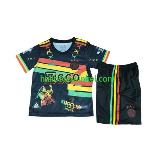 AFC Ajax Voetbalshirt Bob Marley Kleuters/Kids Thuis Tenue 2023-2024 Korte Mouw