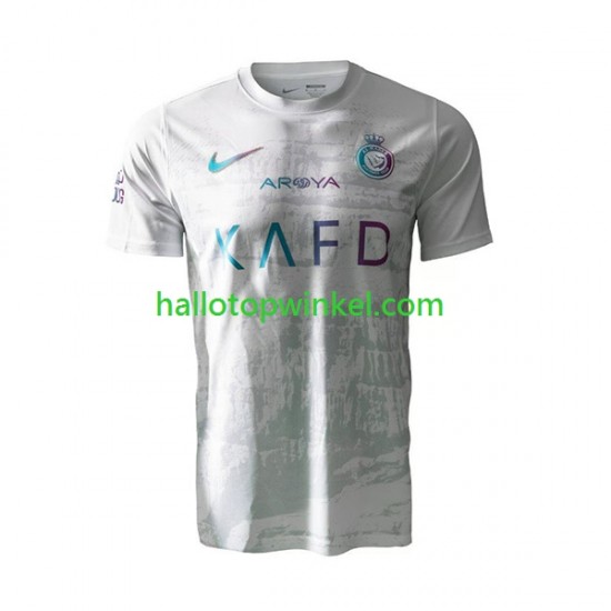 Voetbalshirt Al-Nassr Heren Derde Tenue 2023-2024 Korte Mouw