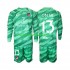 Atlético Madrid Voetbalshirt Jan Oblak 13 Green color Doelman Kleuters/Kids Uit Tenue 2023-2024 Lange Mouw