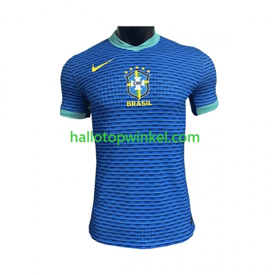 Brazilië Voetbalshirt Heren Uit Tenue 2023-2024 Korte Mouw