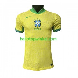 Brazilië Voetbalshirt Heren Thuis Tenue 2023-2024 Korte Mouw