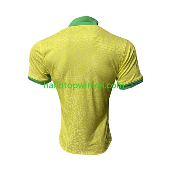 Brazilië Voetbalshirt Heren Thuis Tenue 2023-2024 Korte Mouw