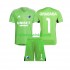 FC Kopenhagen Voetbalshirt GRABARA 1 Doelman Kleuters/Kids Vierde Tenue 2023-2024 Korte Mouw