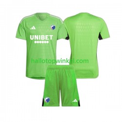 FC Kopenhagen Voetbalshirt Doelman Kleuters/Kids Vierde Tenue 2023-2024 Korte Mouw