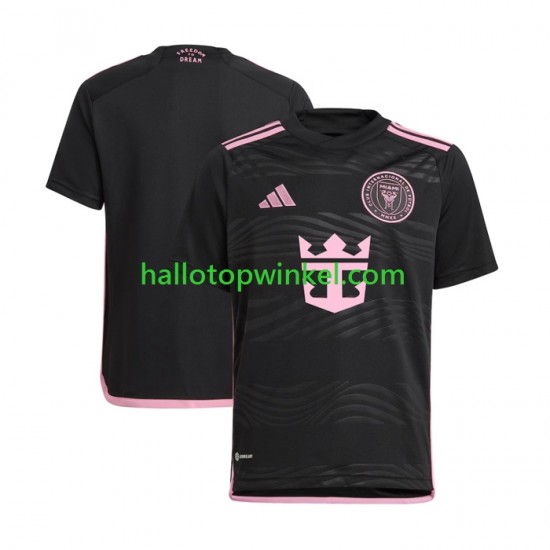 Inter Miami Voetbalshirt Heren Uit Tenue 2024 Korte Mouw