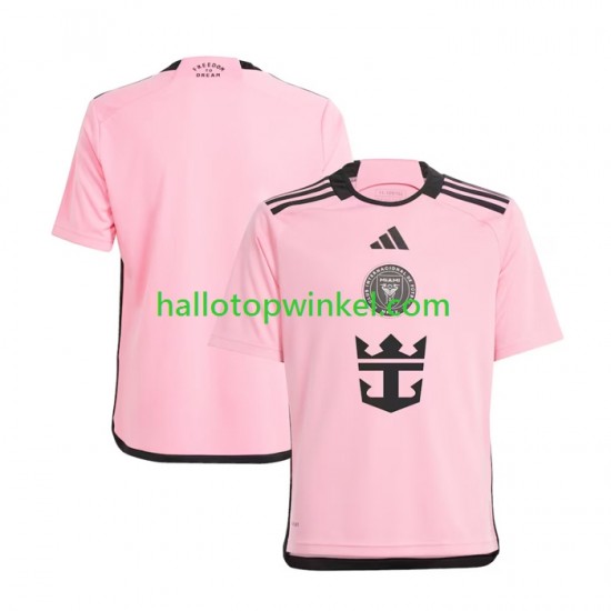 Inter Miami Voetbalshirt Heren Thuis Tenue 2024 Korte Mouw