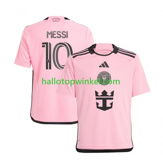 Inter Miami Voetbalshirt Lionel Messi 10 Heren Thuis Tenue 2024 Korte Mouw