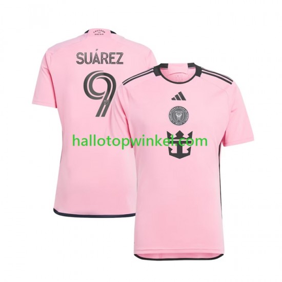 Inter Miami Voetbalshirt Suárez Luis 9 Heren Thuis Tenue 2024 Korte Mouw