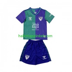 Málaga CF Voetbalshirt Kleuters/Kids Uit Tenue 2023-2024 Korte Mouw