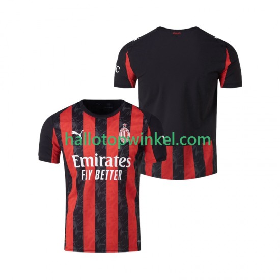 AC Milan Voetbalshirt Heren Thuis Tenue 2025-2026 Korte Mouw