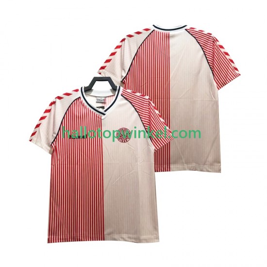 AC Milan Voetbalshirt 1986 Retro Heren Uit Tenue Korte Mouw