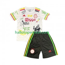 AFC Ajax Voetbalshirt Bob Marley Special Kleuters/Kids Thuis Tenue 2025-2026 Korte Mouw