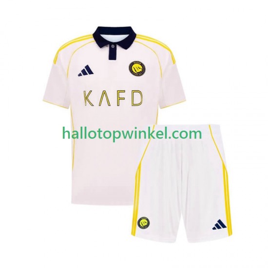 Voetbalshirt Al Nassr Kleuters/Kids Derde Tenue 2025-2026 Korte Mouw