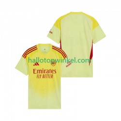 Arsenal Voetbalshirt Doelman Heren Thuis Tenue 2025-2026 Korte Mouw