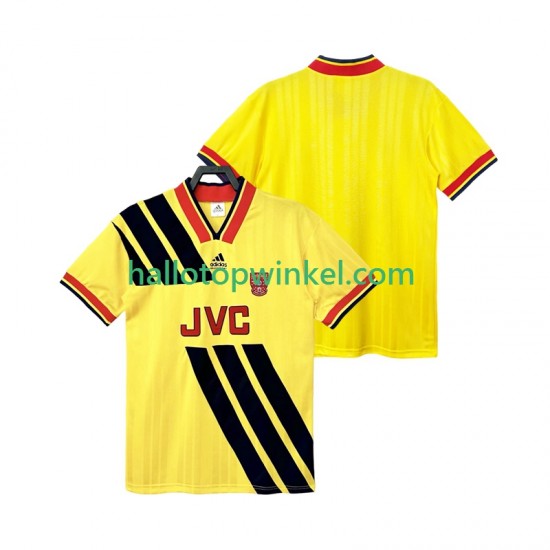 Arsenal Voetbalshirt 1993 Retro Heren Uit Tenue 1994 Korte Mouw