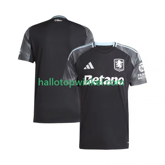 Aston Villa Voetbalshirt Heren Uit Tenue 2025-2026 Korte Mouw