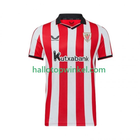 Athletic Bilbao Voetbalshirt Heren Thuis Tenue 2025-2026 Korte Mouw