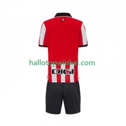 Athletic Bilbao Voetbalshirt Kleuters/Kids Thuis Tenue 2025-2026 Korte Mouw