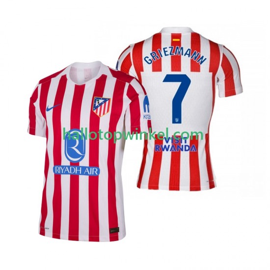 Atlético Madrid Voetbalshirt Antoine Griezmann 7 Heren Thuis Tenue 2025-2026 Korte Mouw