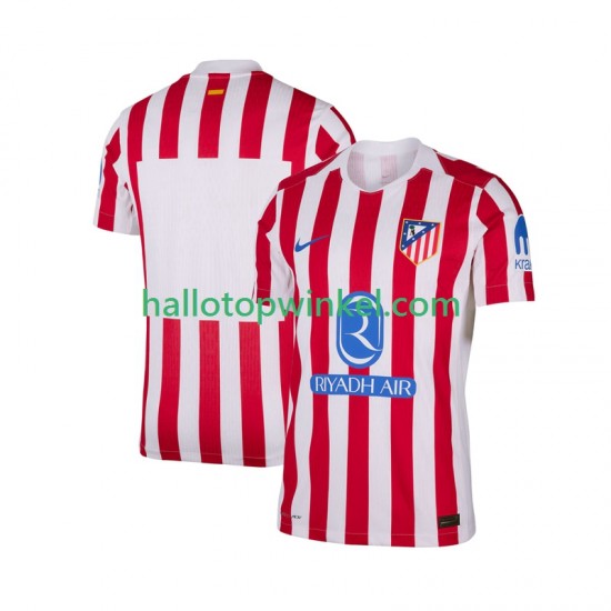 Atlético Madrid Voetbalshirt Heren Thuis Tenue 2025-2026 Korte Mouw
