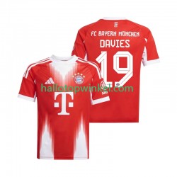 FC Bayern München Voetbalshirt Alphonso Davies 19 Heren Thuis Tenue 2025-2026 Korte Mouw