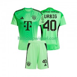FC Bayern München Voetbalshirt Jonas Urbig 40 Doelman Kleuters/Kids Thuis Tenue 2025-2026 Korte Mouw