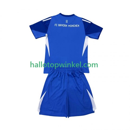 FC Bayern München Voetbalshirt Doelman Kleuters/Kids Uit Tenue 2025-2026 Korte Mouw