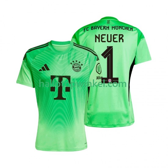 FC Bayern München Voetbalshirt Manuel Neuer 1 Doelman Heren Thuis Tenue 2025-2026 Korte Mouw