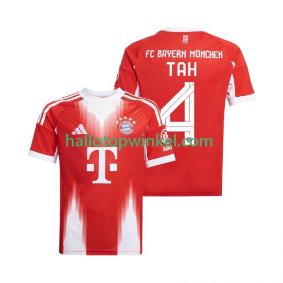 FC Bayern München Voetbalshirt Jonathan Tah 4 Heren Thuis Tenue 2025-2026 Korte Mouw