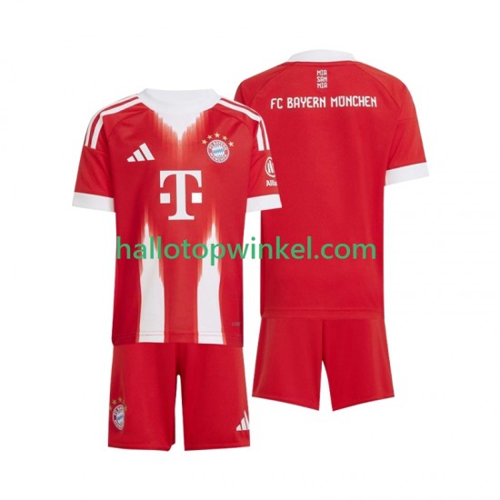 FC Bayern München Voetbalshirt Kleuters/Kids Thuis Tenue 2025-2026 Korte Mouw