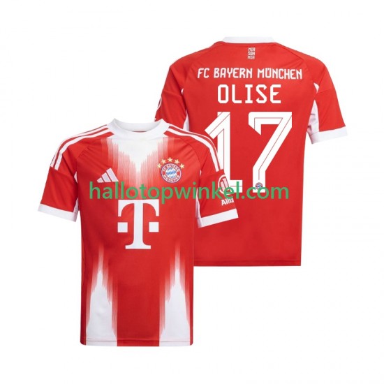 FC Bayern München Voetbalshirt Michael Olise 17 Heren Thuis Tenue 2025-2026 Korte Mouw