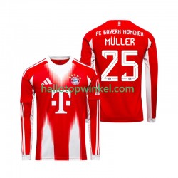 FC Bayern München Voetbalshirt Thomas Muller 25 Heren Thuis Tenue 2025-2026 Lange Mouw