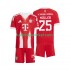 FC Bayern München Voetbalshirt Thomas Muller 25 Kleuters/Kids Thuis Tenue 2025-2026 Korte Mouw