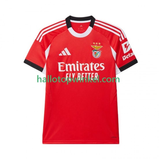Benfica Voetbalshirt Heren Thuis Tenue 2025-2026 Korte Mouw