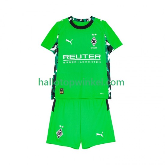 Rusland Voetbalshirt Bo Monchengladbach Kleuters/Kids Uit Tenue 2025-2026 Korte Mouw