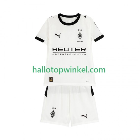 Rusland Voetbalshirt Bo Monchengladbach Kleuters/Kids Thuis Tenue 2025-2026 Korte Mouw