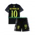 Brazilië Neymar JR 10 Cheist the Redeemer Football Shirts Kleuters/Kids Thuis Tenue 2024 Korte Mouw