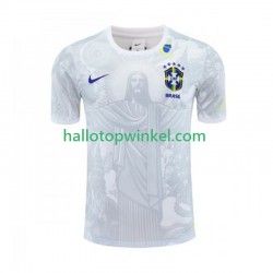 Brazilië Voetbalshirt Special Jesus Heren Thuis Tenue 2024-2025 Korte Mouw
