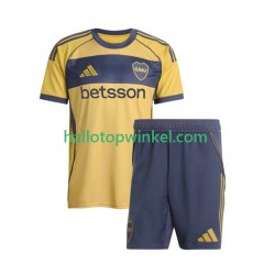 CA Boca Juniors Voetbalshirt Kleuters/Kids Uit Tenue 2025-2026 Korte Mouw
