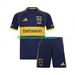 CA Boca Juniors Voetbalshirt Kleuters/Kids Thuis Tenue 2025-2026 Korte Mouw