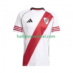 CA River Plate Voetbalshirt Heren Thuis Tenue 2025-2026 Korte Mouw