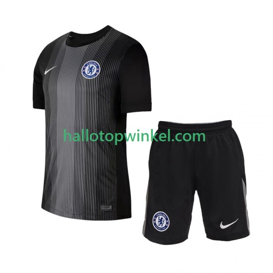 Chelsea Voetbalshirt Doelman Kleuters/Kids Thuis Tenue 2025-2026 Korte Mouw