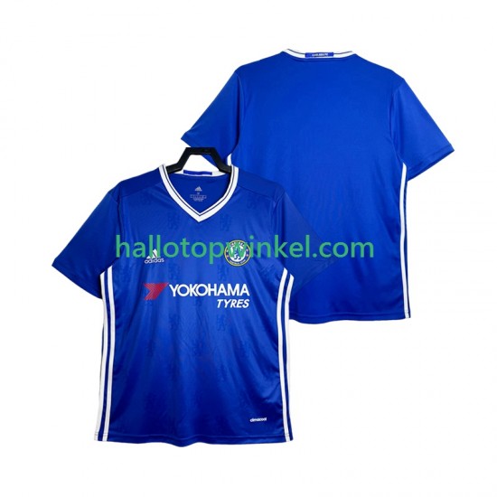Chelsea Voetbalshirt 2016-2017 Retro Heren Thuis Tenue Korte Mouw