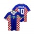 Kroatië Voetbalshirt BOBAN 10 1998 Retro Heren Uit Tenue Korte Mouw