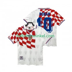 Kroatië Voetbalshirt BOBAN 10 1998 Retro Heren Thuis Tenue Korte Mouw