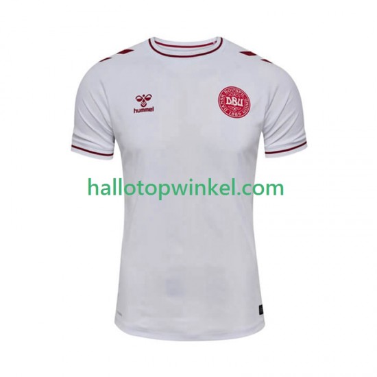 Denemarken Voetbalshirt Heren Uit Tenue 2025 Korte Mouw